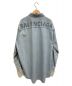 BALENCIAGA（バレンシアガ）の古着「19SS/バッグロゴウォッシュドデニムシャツ」｜インディゴ