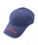 BALENCIAGAバレンシアガ）の古着「19SS/ロゴキャップ」｜ネイビー
