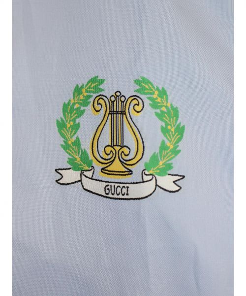 GUCCI（グッチ）GUCCI (グッチ) エンブレム　シャツ スカイブルー サイズ:39の古着・服飾アイテム