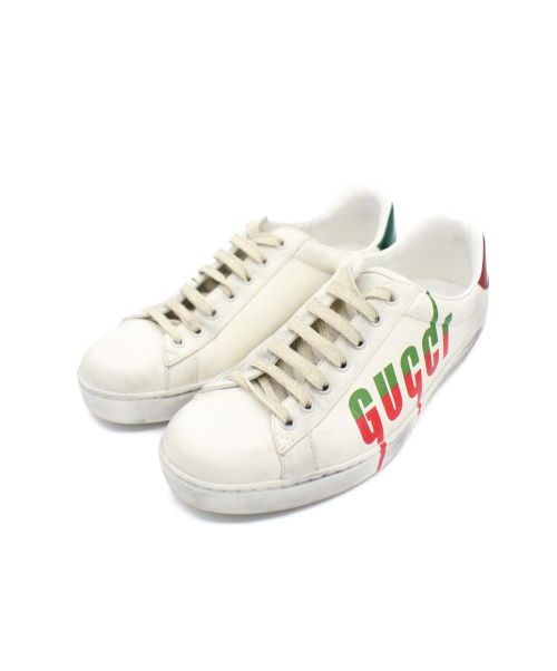 GUCCI（グッチ）GUCCI (グッチ) ブレードスニーカー アイボリー サイズ:6の古着・服飾アイテム