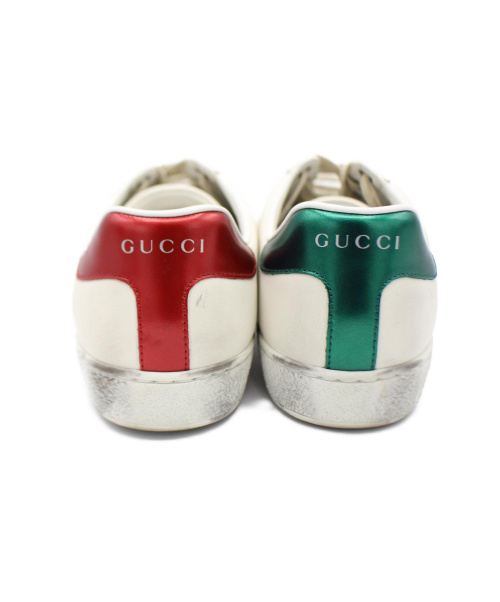 GUCCI（グッチ）GUCCI (グッチ) ブレードスニーカー アイボリー サイズ:6の古着・服飾アイテム