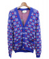 GUCCI（グッチ）の古着「19AW/GGロゴカーディガン」｜ブルー