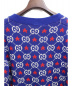 中古・古着 GUCCI (グッチ) 19AW/GGロゴカーディガン ブルー サイズ:S 未使用品：84800円