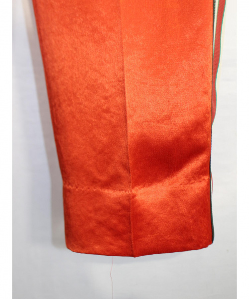 GUCCI（グッチ）GUCCI (グッチ) サイドライントラックパンツ レッド サイズ:46の古着・服飾アイテム