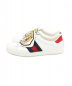 GUCCI (グッチ) タイガーパッチエーススニーカー ホワイト サイズ:7：42800円