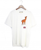 GUCCIグッチ）の古着「ディアパッチオーバサイズTシャツ」｜ホワイト