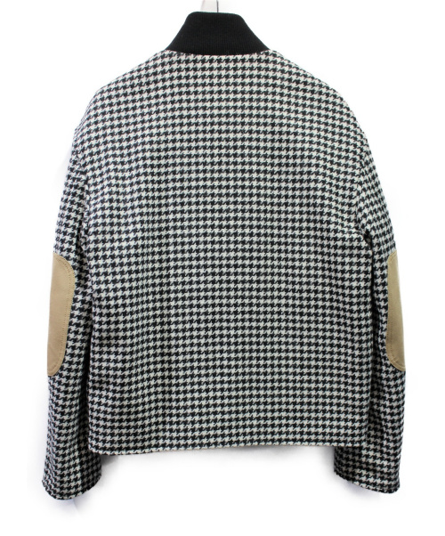 LOEWE（ロエベ）LOEWE (ロエベ) ウールジャケット ホワイト×ブラック サイズ:44の古着・服飾アイテム