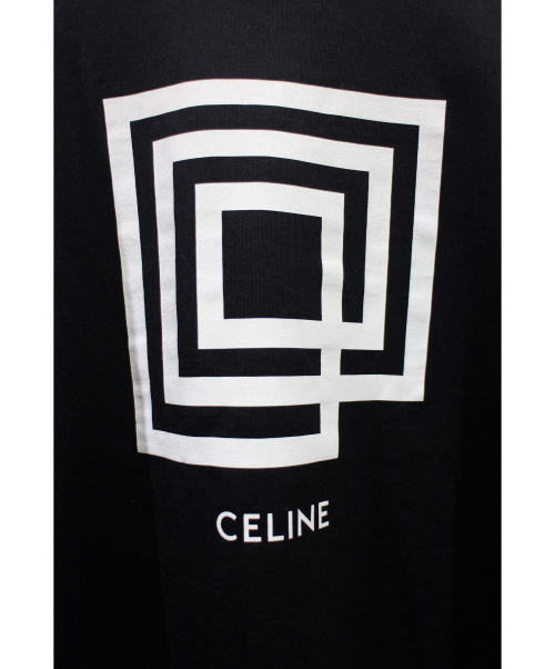 CELINE（セリーヌ）CELINE (セリーヌ) 19AW/ラビリンスTシャツ ブラック サイズ:Lの古着・服飾アイテム
