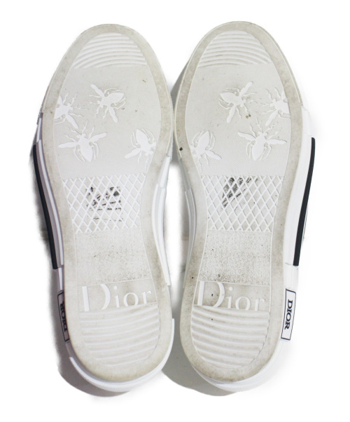Christian Dior（クリスチャン ディオール）Christian Dior (クリスチャン ディオール) ディオール オブリーク/B23 ローカットスニーカー ホワイト サイズ:41の古着・服飾アイテム