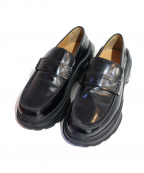 Maison Margielaメゾンマルジェラ）の古着「ローファー/CROSS LOAFER」｜ブラック