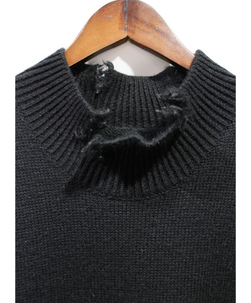 Maison Margiela（メゾンマルジェラ）Maison Margiela (メゾンマルジェラ) 19AW/ノースリーブニット ブラック サイズ:Sの古着・服飾アイテム