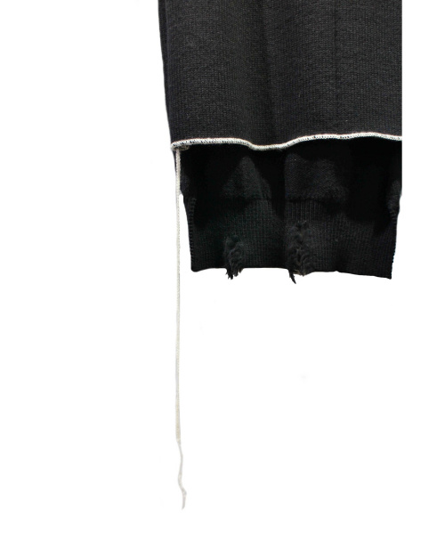 Maison Margiela（メゾンマルジェラ）Maison Margiela (メゾンマルジェラ) 19AW/ノースリーブニット ブラック サイズ:Sの古着・服飾アイテム