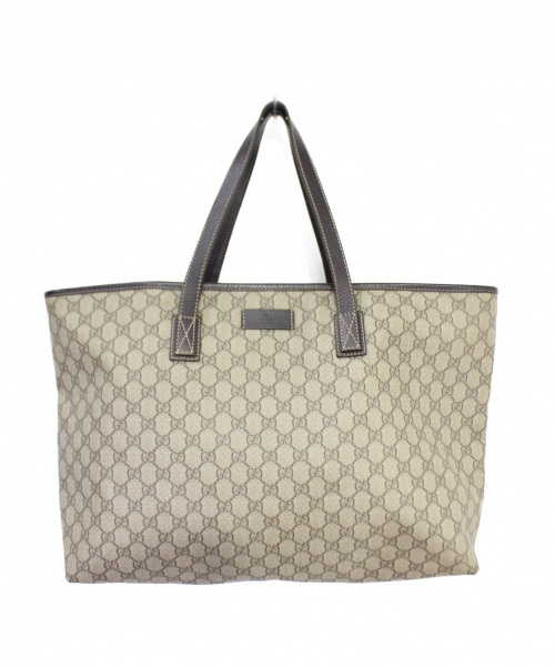 GUCCI（グッチ）GUCCI (グッチ) GGトートバッグ ベージュ サイズ:- 211120-213048の古着・服飾アイテム