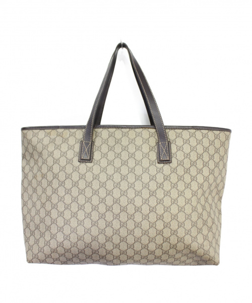 GUCCI（グッチ）GUCCI (グッチ) GGトートバッグ ベージュ サイズ:- 211120-213048の古着・服飾アイテム