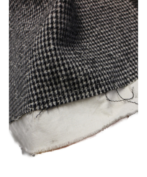 Maison Margiela（メゾンマルジェラ）Maison Margiela (メゾンマルジェラ) パッチワークウールブレンドコート グレー サイズ:46の古着・服飾アイテム
