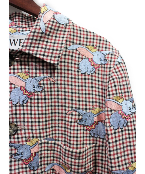 LOEWE（ロエベ）LOEWE (ロエベ) ダンボジャケット ホワイト×ブラック×レッド サイズ:46の古着・服飾アイテム