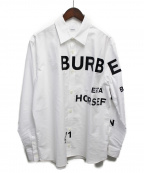BURBERRYバーバリー）の古着「ホースフェリーシャツ」｜ホワイト