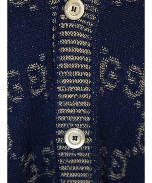 GUCCI（グッチ）GUCCI (グッチ) カーディガン インディゴ サイズ:Mの古着・服飾アイテム