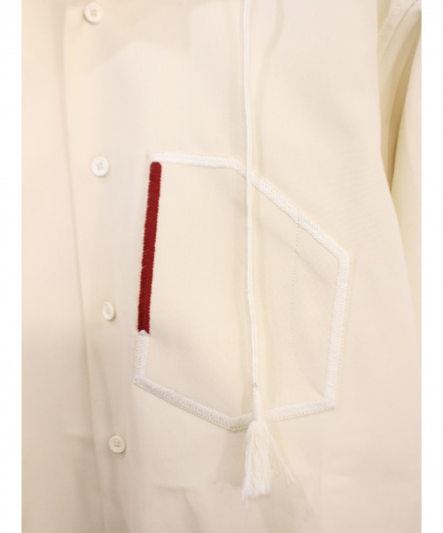 JIL SANDER（ジルサンダー）JIL SANDER (ジルサンダー) キャンバスシャツ ベージュ サイズ:SIZE 38 未使用品の古着・服飾アイテム