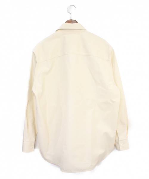 JIL SANDER（ジルサンダー）JIL SANDER (ジルサンダー) キャンバスシャツ ベージュ サイズ:SIZE 38 未使用品の古着・服飾アイテム