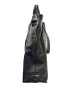 PRADA (プラダ) ソフトカーフダブルハンドルバッグ ブラック 2VG008：44800円