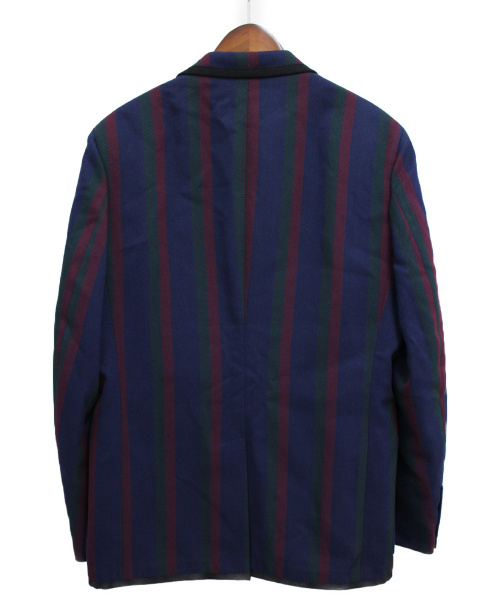 GUCCI（グッチ）GUCCI (グッチ) 19AW タイガーワッペンテーラードジャケット ネイビー サイズ:46の古着・服飾アイテム