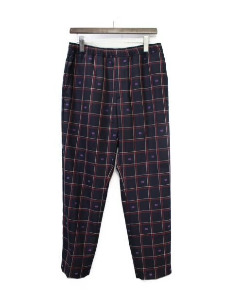 GUCCI（グッチ）GUCCI (グッチ) チェックGGイージーパンツ ブラック サイズ:46の古着・服飾アイテム