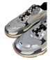 BALENCIAGA (バレンシアガ) TRIPLE S グレー×シルバー サイズ:44：44800円