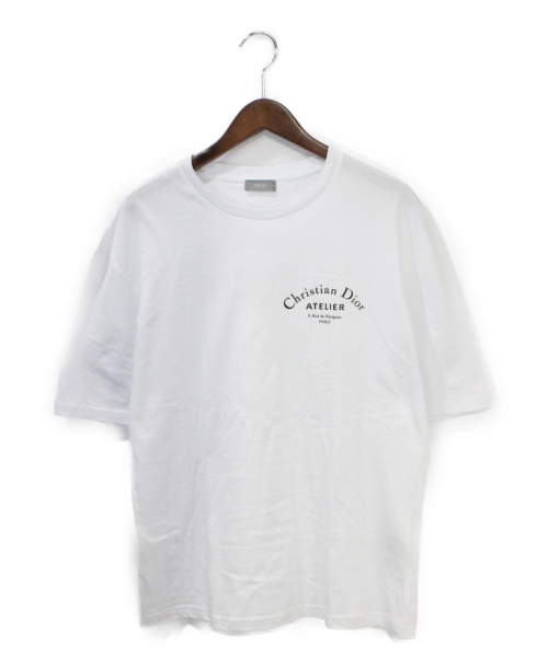 Dior（ディオール）DIOR (ディオール) アトリエTシャツ ホワイト サイズ:Ｍの古着・服飾アイテム