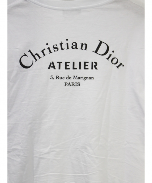 Dior（ディオール）DIOR (ディオール) アトリエTシャツ ホワイト サイズ:Ｍの古着・服飾アイテム