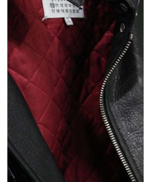 Maison Margiela（メゾンマルジェラ）Maison Margiela (メゾンマルジェラ) 19AW レーシングライダースジャケット ブラック サイズ:50の古着・服飾アイテム