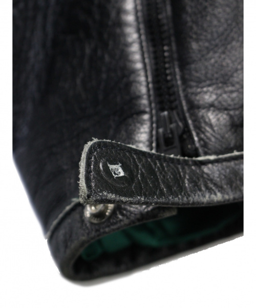 Maison Margiela（メゾンマルジェラ）Maison Margiela (メゾンマルジェラ) 19AW レーシングライダースジャケット ブラック サイズ:50の古着・服飾アイテム