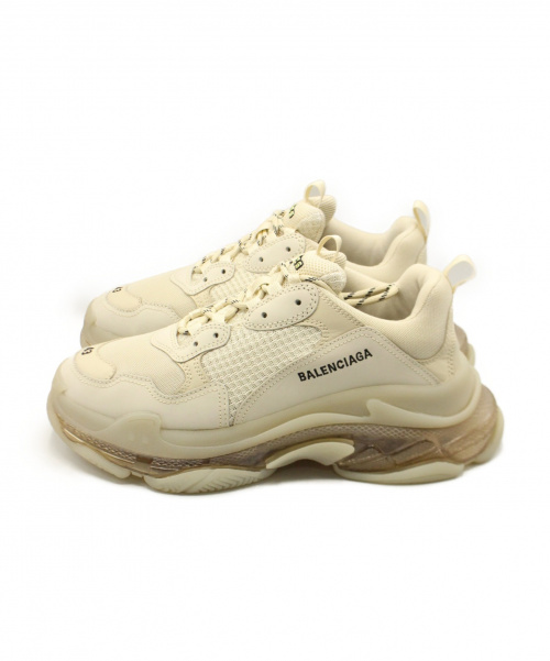 BALENCIAGA（バレンシアガ）BALENCIAGA (バレンシアガ) TRIPLE S  アイボリー サイズ:43の古着・服飾アイテム