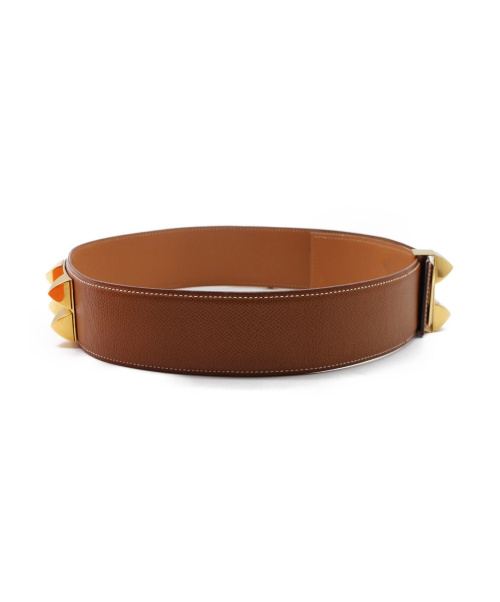 HERMES（エルメス）HERMES (エルメス) コリエドシアンベルト ベージュ サイズ:72の古着・服飾アイテム