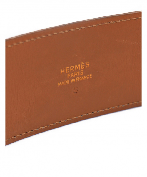 HERMES（エルメス）HERMES (エルメス) コリエドシアンベルト ベージュ サイズ:72の古着・服飾アイテム