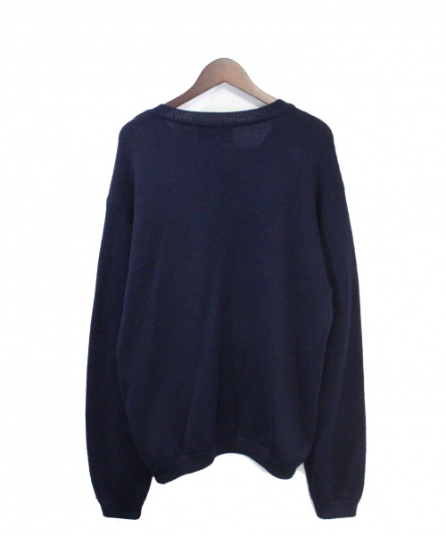GUCCI（グッチ）GUCCI (グッチ) パンサーワッペンニット ネイビー サイズ:Lの古着・服飾アイテム