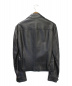 BALENCIAGA (バレンシアガ) レザージャケット ブラック サイズ:44：42800円