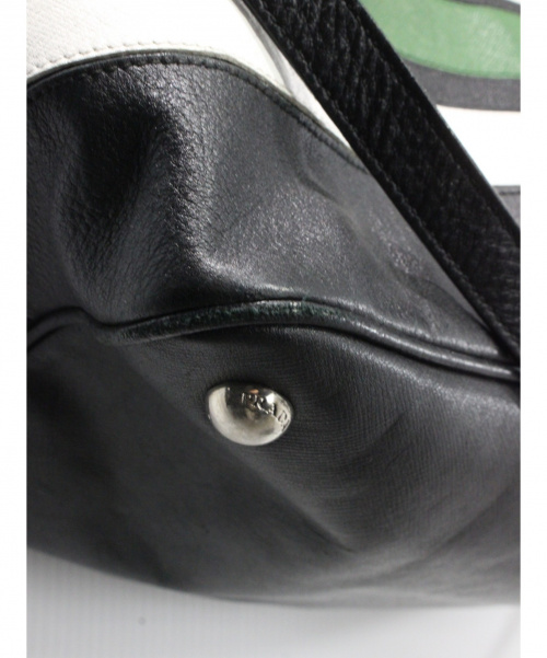 PRADA（プラダ）PRADA (プラダ) 2WAY サフィアーノトートバッグ ブラック サイズ:-の古着・服飾アイテム