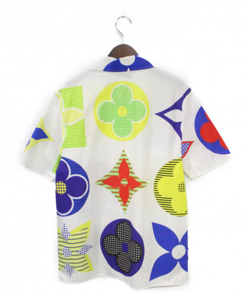LOUIS VUITTON（ルイ ヴィトン）LOUIS VUITTON (ルイヴィトン) ハワイアンフィットオープンカラーシャツ ホワイト サイズ:XSの古着・服飾アイテム