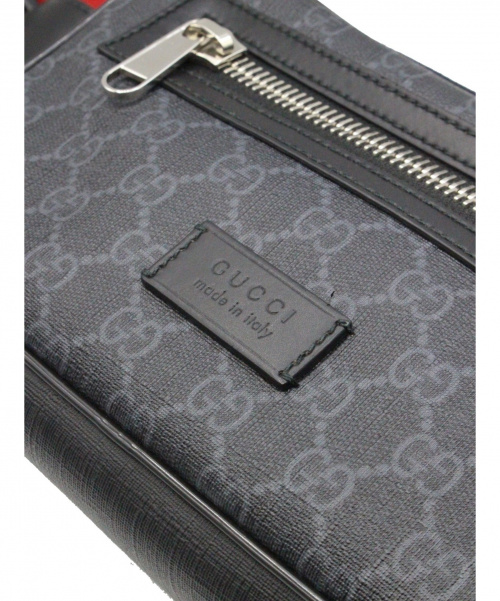 GUCCI（グッチ）GUCCI (グッチ) GGスプリームウエストバッグ ブラック サイズ:-の古着・服飾アイテム