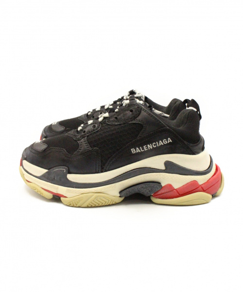 BALENCIAGA（バレンシアガ）BALENCIAGA (バレンシアガ) TRIPLE S ブラック サイズ:37の古着・服飾アイテム