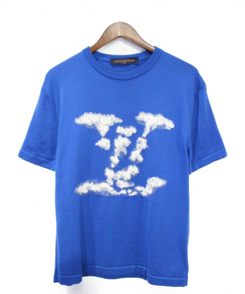 LOUIS VUITTON（ルイ ヴィトン）LOUIS VUITTON (ルイヴィトン) 20AW Cloud Jacquard Tee ブルー サイズ:XSの古着・服飾アイテム