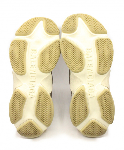 BALENCIAGA（バレンシアガ）BALENCIAGA (バレンシアガ) TRIPLE S グレー×レッド×スカイブルー サイズ:44の古着・服飾アイテム