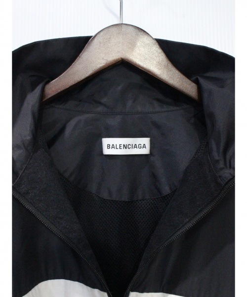 BALENCIAGA（バレンシアガ）BALENCIAGA (バレンシアガ) ナイロンデニムジャケット ホワイト×ブラック サイズ:34の古着・服飾アイテム