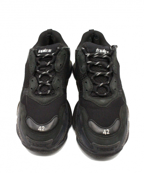 BALENCIAGA（バレンシアガ）BALENCIAGA (バレンシアガ) TRIPLE S ブラック サイズ:42の古着・服飾アイテム