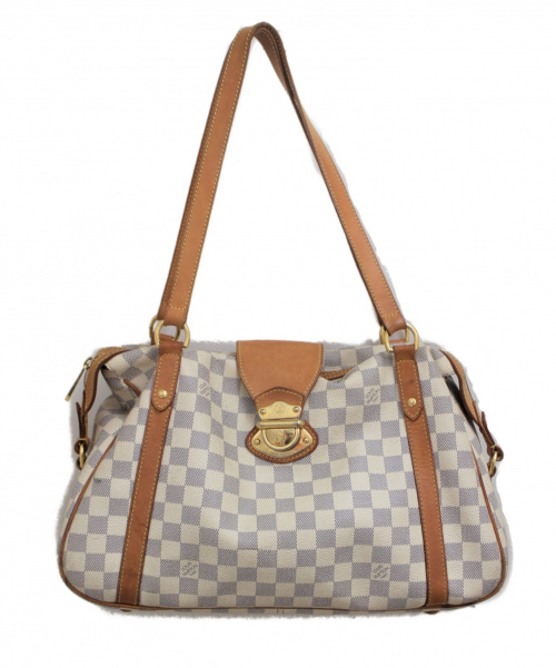 LOUIS VUITTON（ルイ ヴィトン）LOUIS VUITTON (ルイ ヴィトン) ストレーザPM ホワイト サイズ:PM ダミエ・アズール N42220 TR0132の古着・服飾アイテム