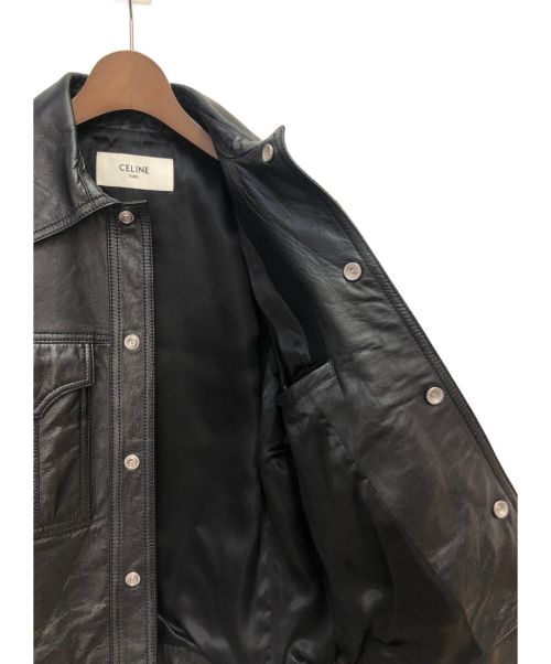 CELINE（セリーヌ）CELINE (セリーヌ) 20SS アビエータージャケット ブラック サイズ:46の古着・服飾アイテム