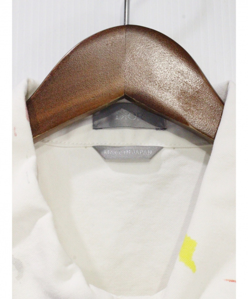 Dior（ディオール）DIOR (ディオール) 21SS ペイント オーバーシャツ ホワイト サイズ:48の古着・服飾アイテム