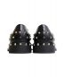 中古・古着 PRADA (プラダ) スタッズダービーシューズ ブラック サイズ:6 1/2：39800円