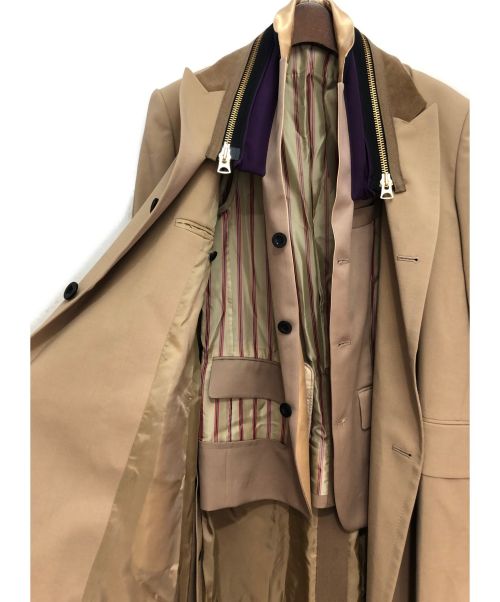 sacai（サカイ）sacai (サカイ) 20SS SUITING COAT ベージュ サイズ:2の古着・服飾アイテム